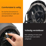 R2B Fietshelm met Transparant Vizier en Verlichting - Speed Pedelec & Snorfiets