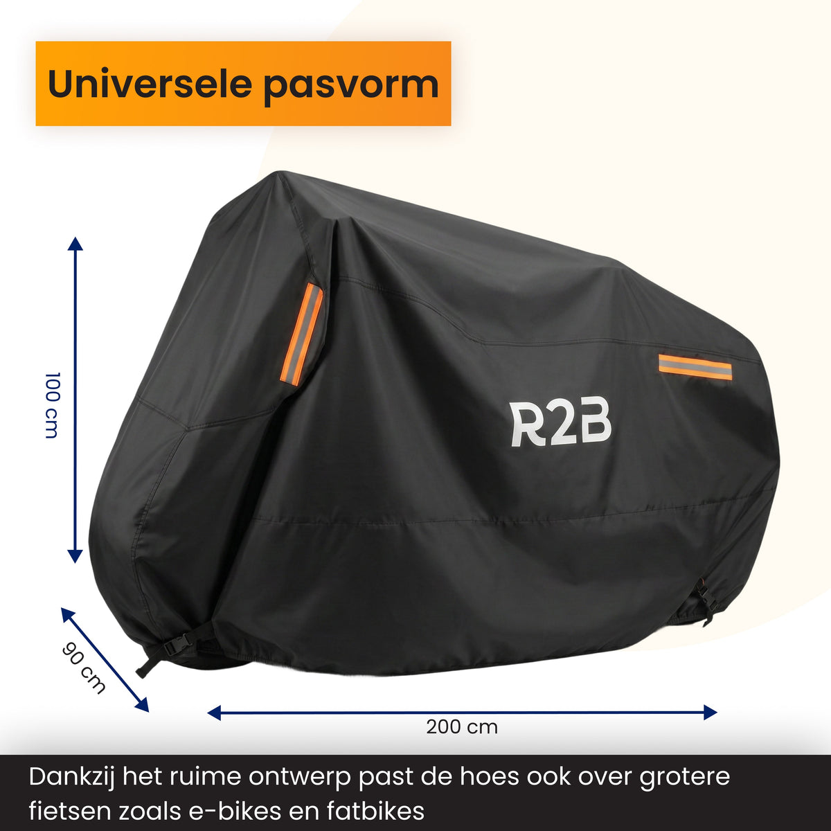 R2B Fietshoes Voor 1 Fiets Waterdicht - Universeel