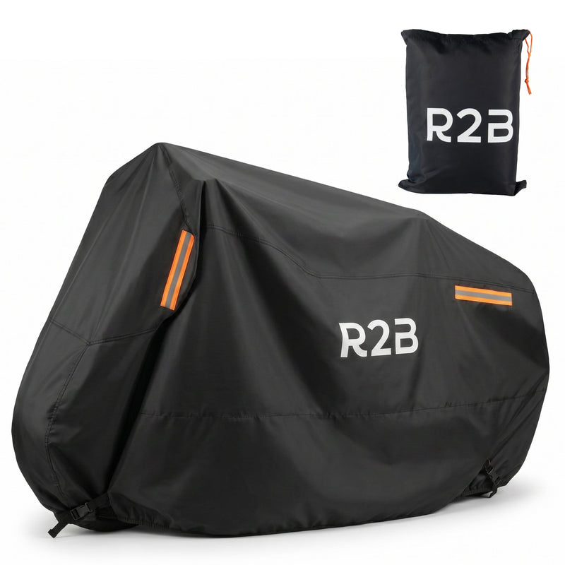 R2B Fietshoes Voor 1 Fiets Waterdicht - Universele Fiets Hoes - Anti-Diefstal - Fietscover