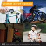 R2B Fietslicht Straps – Set van 2 bandjes voor de oplaadbare fietslampjes van R2B