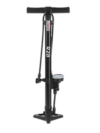 R2B Fietspomp met Drukmeter - Dubbele Ventielkop - Ook voor Ballen & Luchtbed - Stevig en betrouwbaar