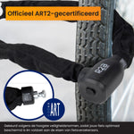 R2B Fietsslot ART2 - Voor Fiets & E-Bike - Gecertificeerd voor Verzekering - Weerbestendig - 2 Sleutels - fietsslot