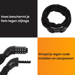 R2B Fietsslot met Cijferslot - E-Bike & Fiets - fietsslot
