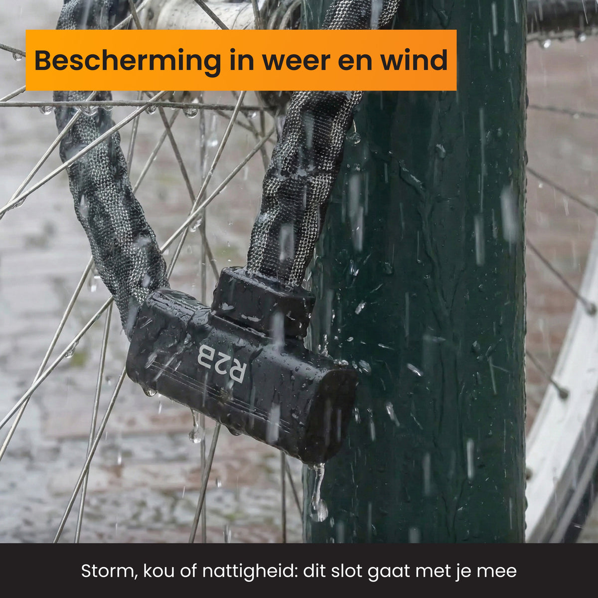 R2B Fietsslot met Click-In Sluiting - E-Bike & Fiets - fietsslot