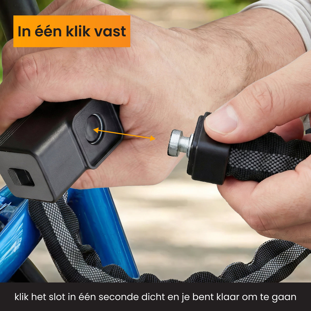 R2B Fietsslot met Click-In Sluiting - E-Bike & Fiets - fietsslot