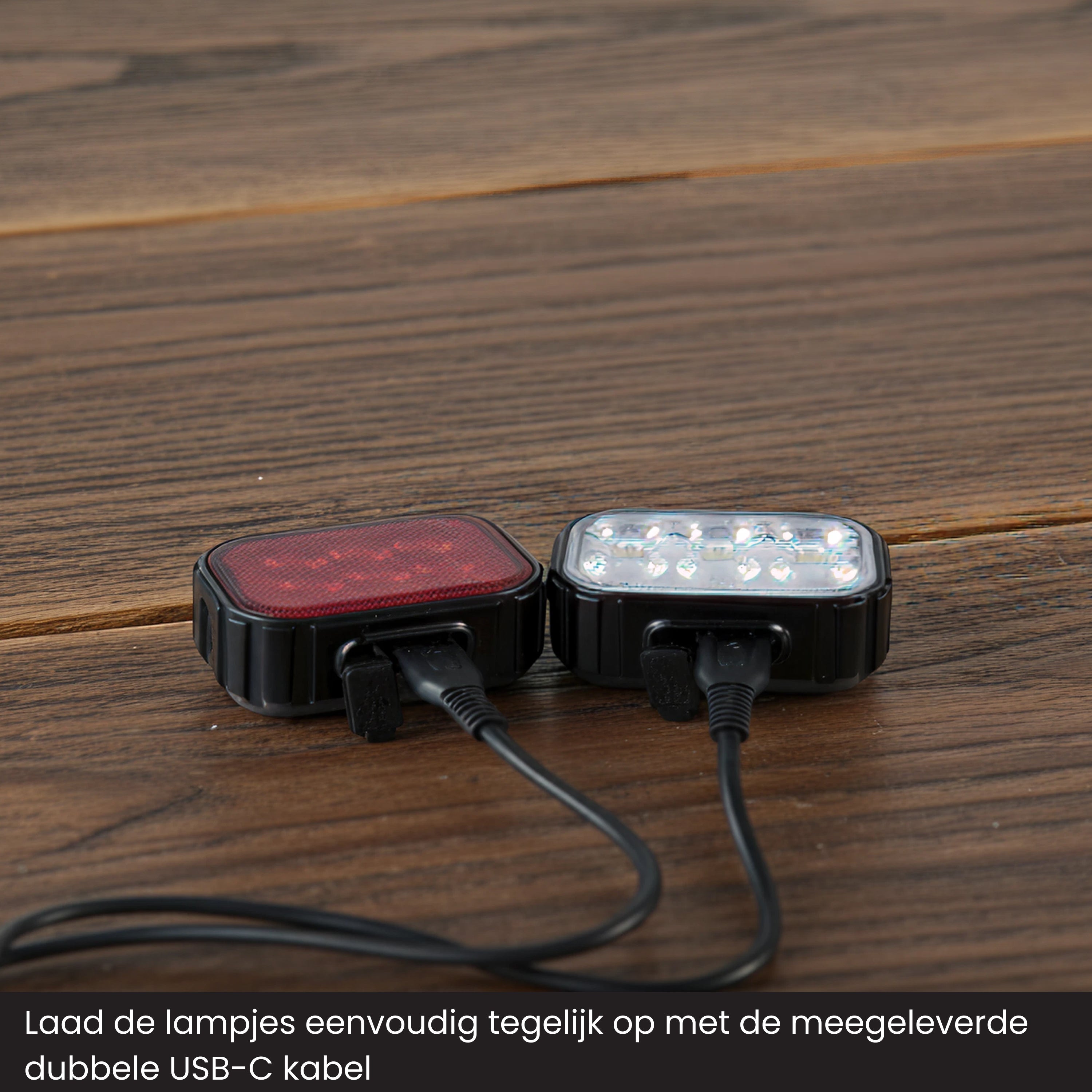 R2B Fietsverlichting Voor & Achter - USB-C Oplaadbaar - Fietslamp