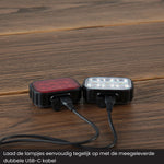 R2B Fietsverlichting Voor & Achter - USB-C Oplaadbaar - Fietslamp