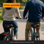 R2B Fietszadel Heren & Dames - Gelcomfort & Schokabsorptie - Waterdichte Zadelhoes