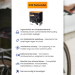 R2B Fietszadel Heren & Dames - Gelcomfort & Schokabsorptie - Waterdichte Zadelhoes