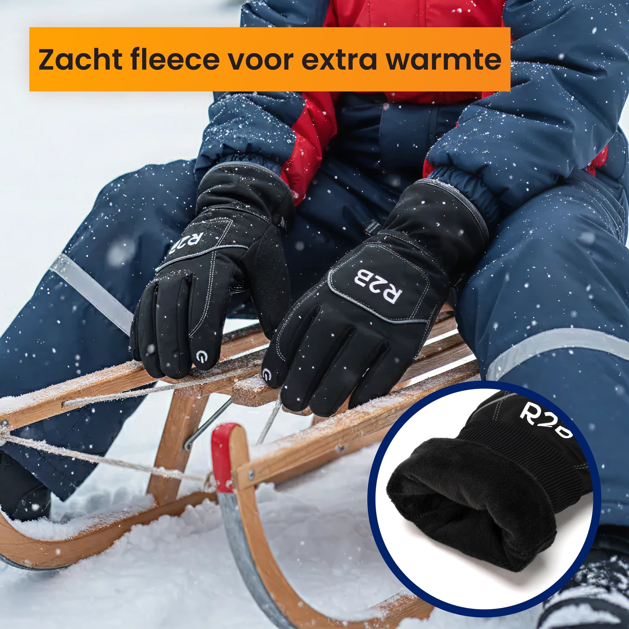 R2B Handschoenen Winter - Water- en winddicht - Touchscreen
