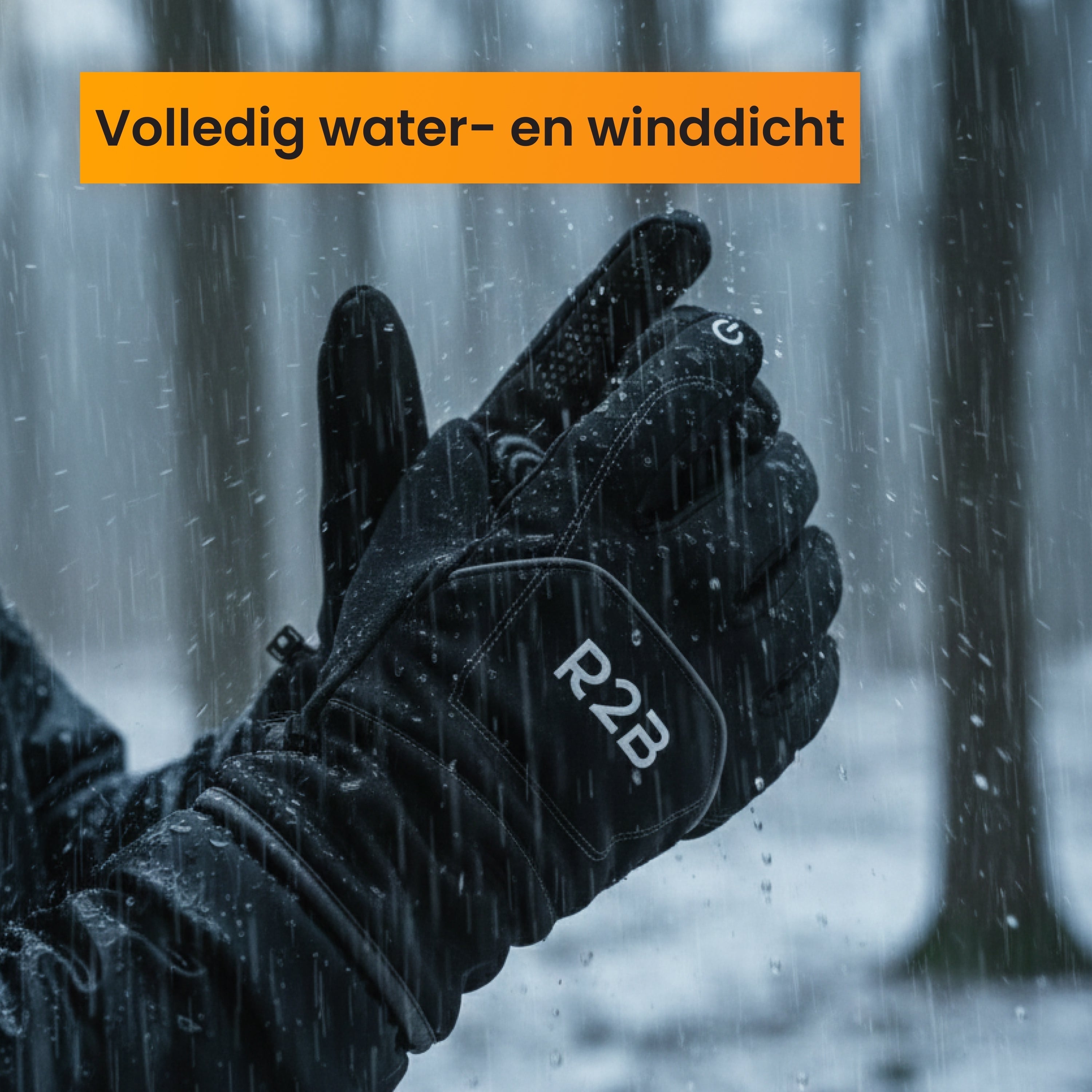 R2B Handschoenen Winter - Water- en winddicht - Touchscreen