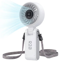 R2B Handventilator Oplaadbaar - Draagbare Mini Ventilator - Nekventilator