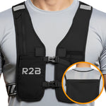 R2B Hardloopvest met Opbergvakjes & Verstelbaar