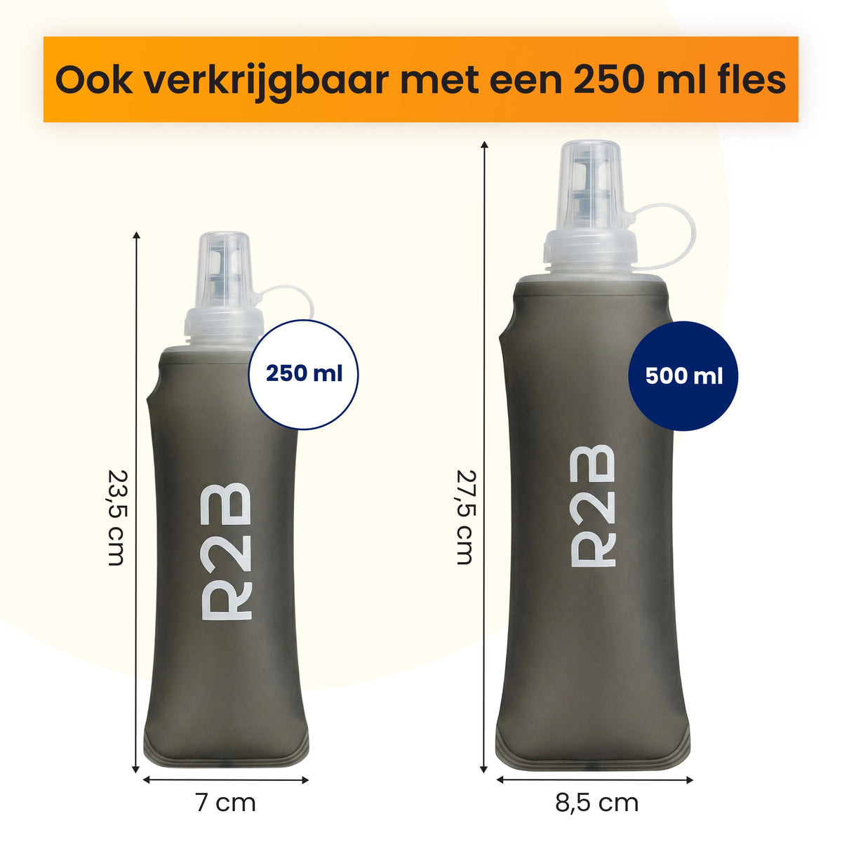 R2B Hardloopvest met Soft Flask (500 ML)