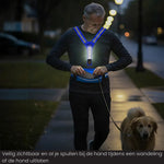 R2B Hardloopvest met Verlichting & Opbergvak - Blauw