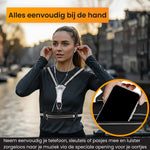 R2B Hardloopvest met Verlichting & Opbergvak - Grijs