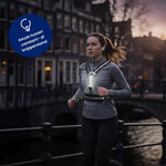 R2B Hardloopvest met Verlichting & Opbergvak - Grijs