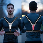 R2B Hardloopvest met Verlichting & Opbergvak - Grijs