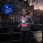 R2B Hardloopvest met Verlichting & Opbergvak - Roze