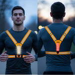 R2B Hardloopvest met Verlichting - Oranje - Telefoonhouder sport