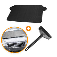 R2B IJskrabber & Antivries Deken Auto – 4 Laags Bescherming – Extra Breed & Ergonomisch