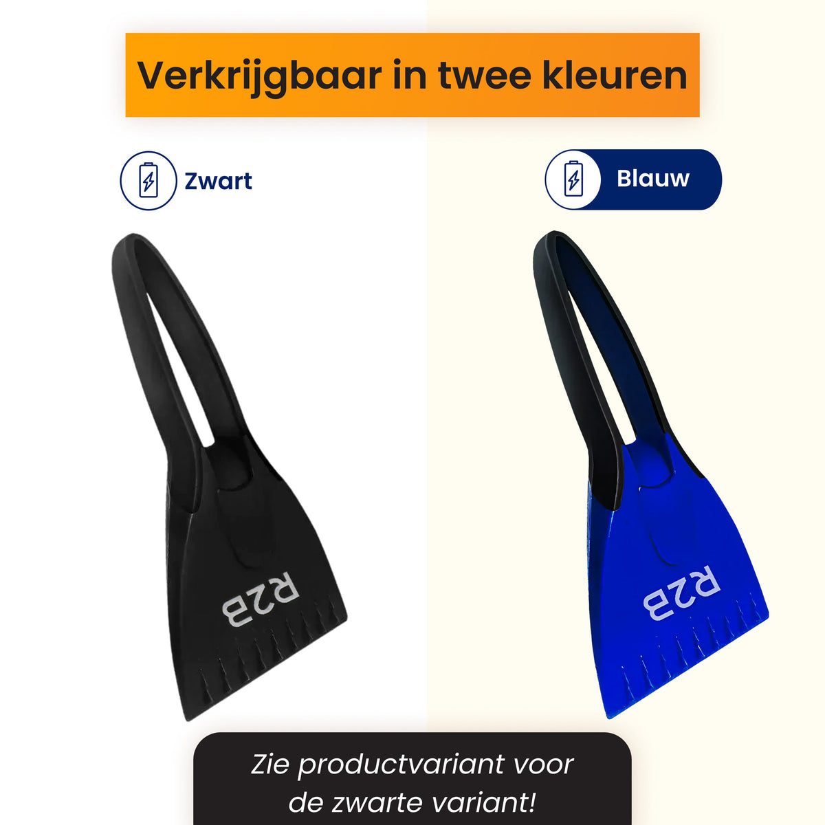 R2B IJskrabber Auto met IJsbreker - Stevig & Extra breed - Blauw