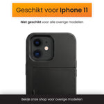 R2B iPhone 11 Hoesje met Pasjeshouder - Incl. Screenprotector - 3 Pasjes - Telefoonhoesje