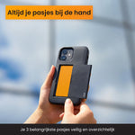 R2B iPhone 11 Hoesje met Pasjeshouder - Incl. Screenprotector - 3 Pasjes - Telefoonhoesje