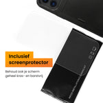 R2B iPhone 11 Hoesje met Pasjeshouder - Incl. Screenprotector - 3 Pasjes - Telefoonhoesje