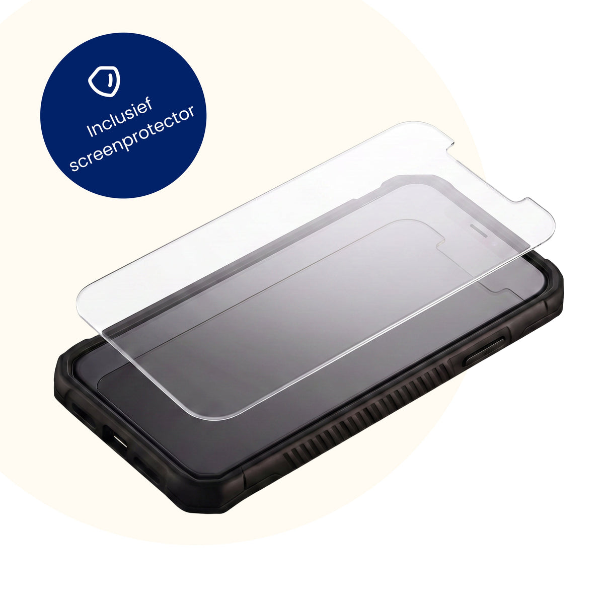 R2B iPhone 11 Hoesje met Pasjeshouder - Incl. Screenprotector - 4 Pasjes - Telefoonhoesje