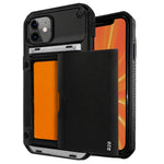 R2B iPhone 12 + 12 Pro Hoesje met Pasjeshouder - Incl. Screenprotector - 4 Pasjes - Telefoonhoesje