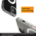 R2B iPhone 12 & 12 Pro MagSafe Hoesje - Screenprotector - Licht & Stevig - Transparant