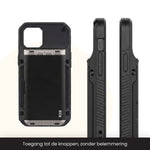 R2B iPhone 13 Hoesje met Pasjeshouder - Incl. Screenprotector - 4 Pasjes - Telefoonhoesje