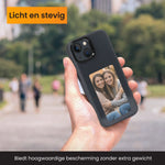 R2B iPhone 14 Hoesje met Foto - Incl. Screenprotector - Zwart - Telefoonhoesje