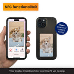 R2B iPhone 14 Hoesje met Foto - Incl. Screenprotector - Zwart - Telefoonhoesje