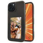 R2B iPhone 14 Hoesje met Foto - Incl. Screenprotector - Zwart - Telefoonhoesje