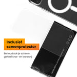 R2B iPhone 14 MagSafe Hoesje - Transparant - Incl. Screenprotector - Telefoonhoesje