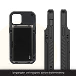 R2B iPhone 15 Hoesje met Pasjeshouder - Incl. Screenprotector - 4 Pasjes