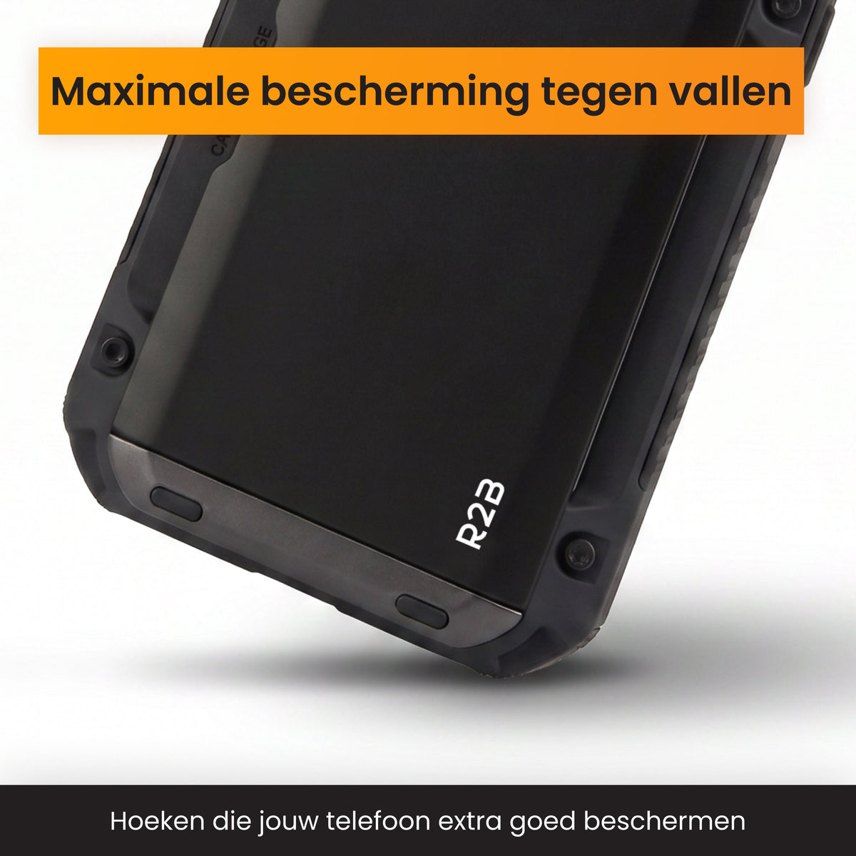 R2B iPhone 15 Hoesje met Pasjeshouder - Incl. Screenprotector - 4 Pasjes