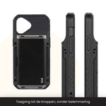R2B iPhone 16 Hoesje met Pasjeshouder - Incl. Screenprotector - 4 Pasjes