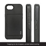 R2B iPhone 16e Hoesje met Pasjeshouder - Incl. Screenprotector - 3 Pasjes