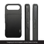 R2B iPhone 17 Air Hoesje met Pasjeshouder - Incl. Screenprotector - 3 Pasjes
