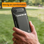 R2B iPhone 17 Air Hoesje met Pasjeshouder - Incl. Screenprotector - 4 Pasjes