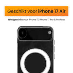 R2B iPhone 17 Air MagSafe Hoesje - Transparant - Incl. Screenprotector