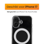 R2B iPhone 17 MagSafe Hoesje - Transparant - Incl. Screenprotector