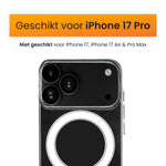 R2B iPhone 17 Pro MagSafe Hoesje - Transparant - Incl. Screenprotector