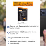 R2B iPhone 17 Pro Max Hoesje met Pasjeshouder - Incl. Screenprotector - 3 Pasjes