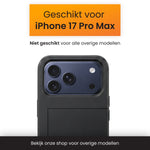 R2B iPhone 17 Pro Max Hoesje met Pasjeshouder - Incl. Screenprotector - 3 Pasjes