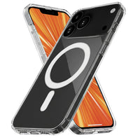 R2B iPhone 17 Pro Max MagSafe Hoesje - Screenprotector - Licht & Stevig - Transparant