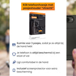 R2B iPhone 17e Hoesje met Pasjeshouder - Incl. Screenprotector - 3 Pasjes